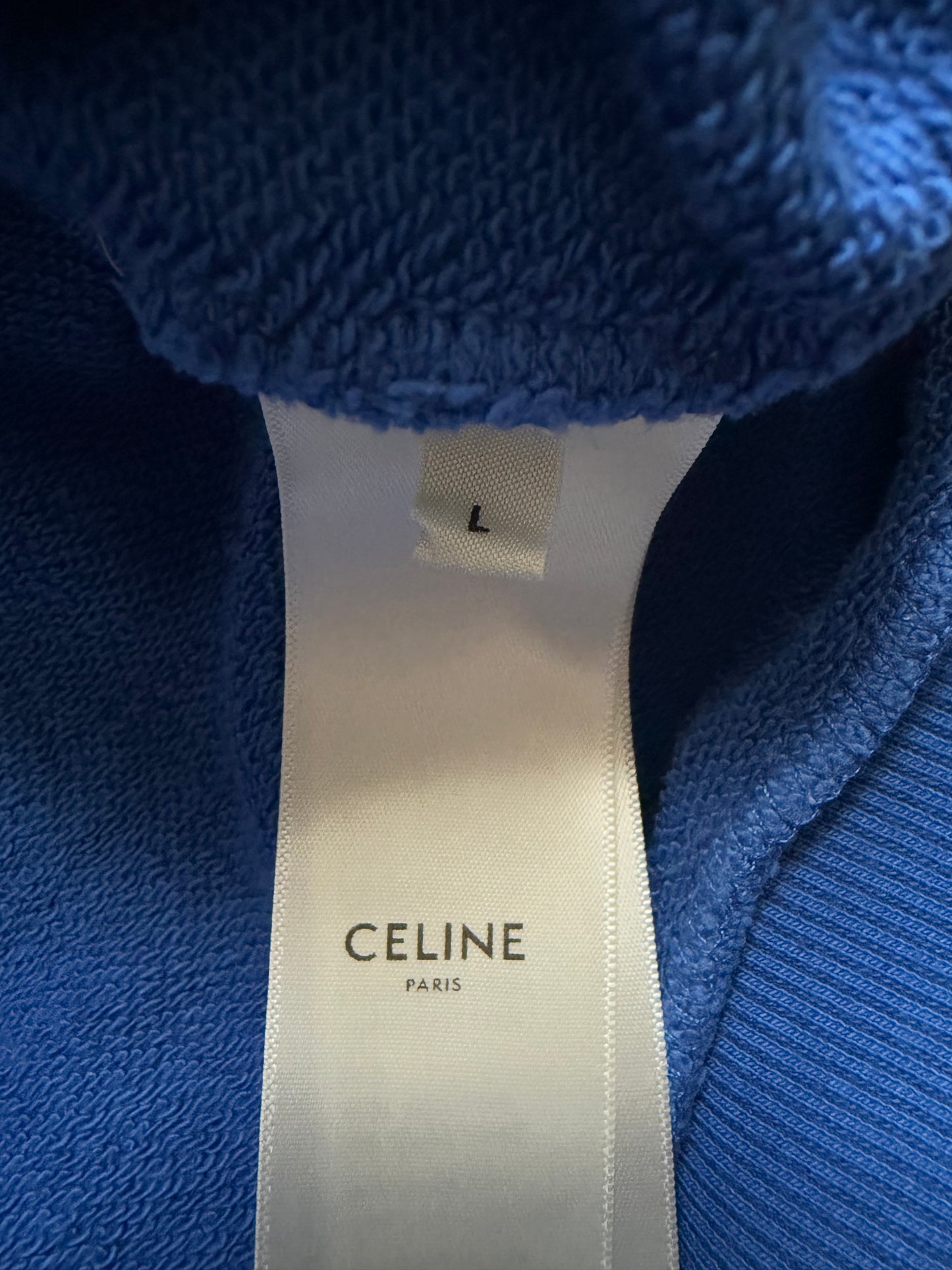 CELINE - LOOSE SWEATSHIRT LOGO ON THE HOOD