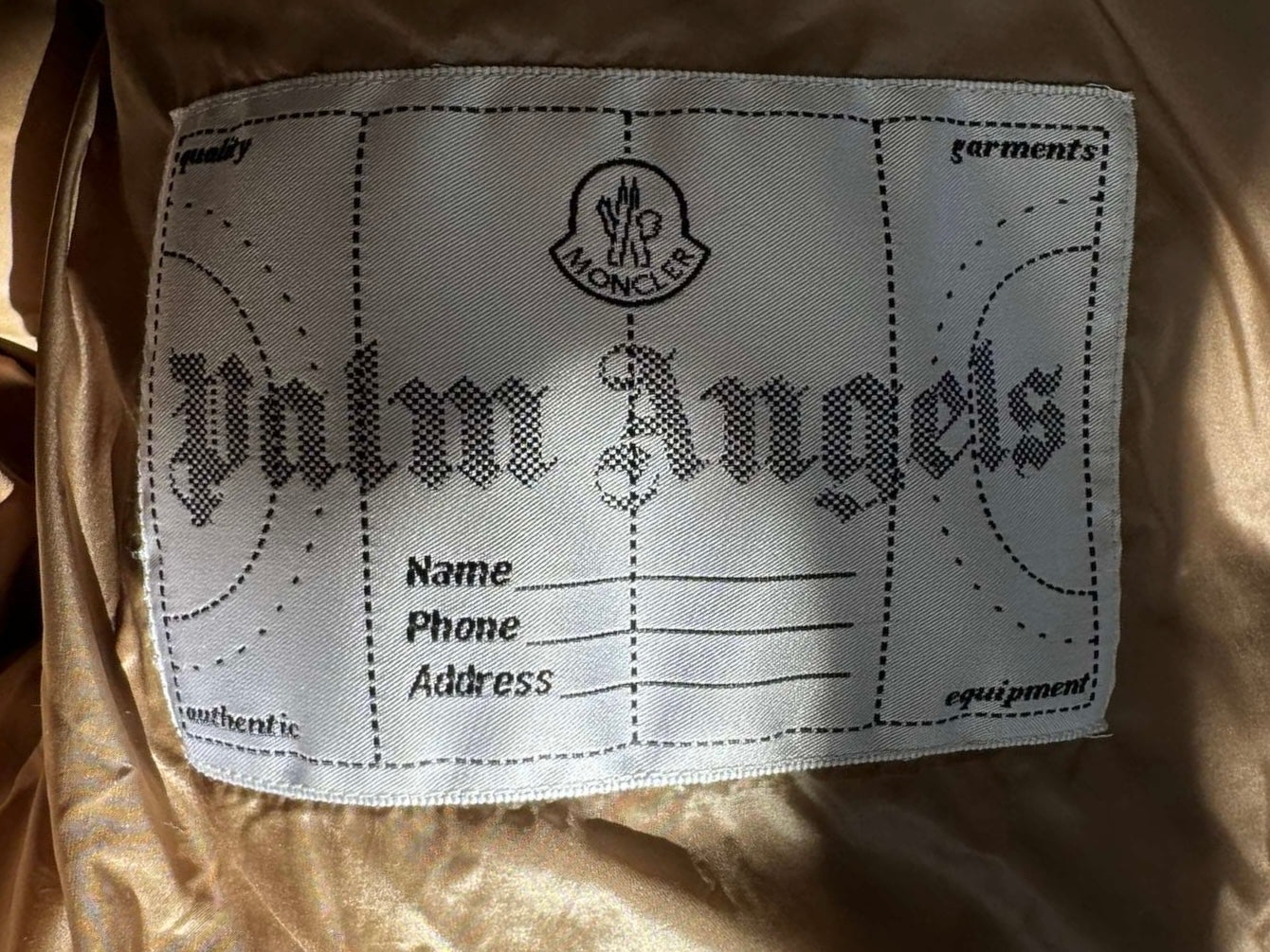 MONCLER x PALM ANGELS -DOUDOUNE MAYA 70 BLEU