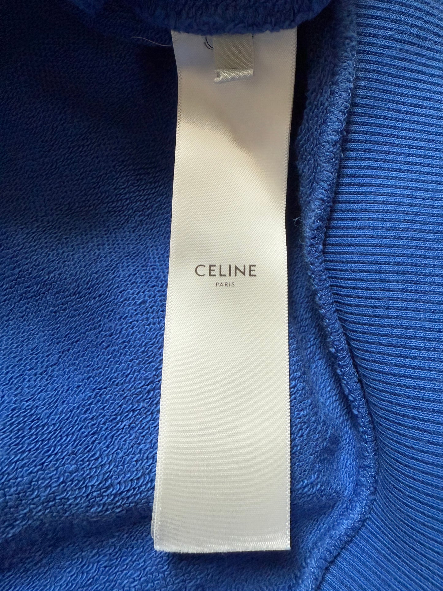 CELINE - LOOSE SWEATSHIRT LOGO ON THE HOOD