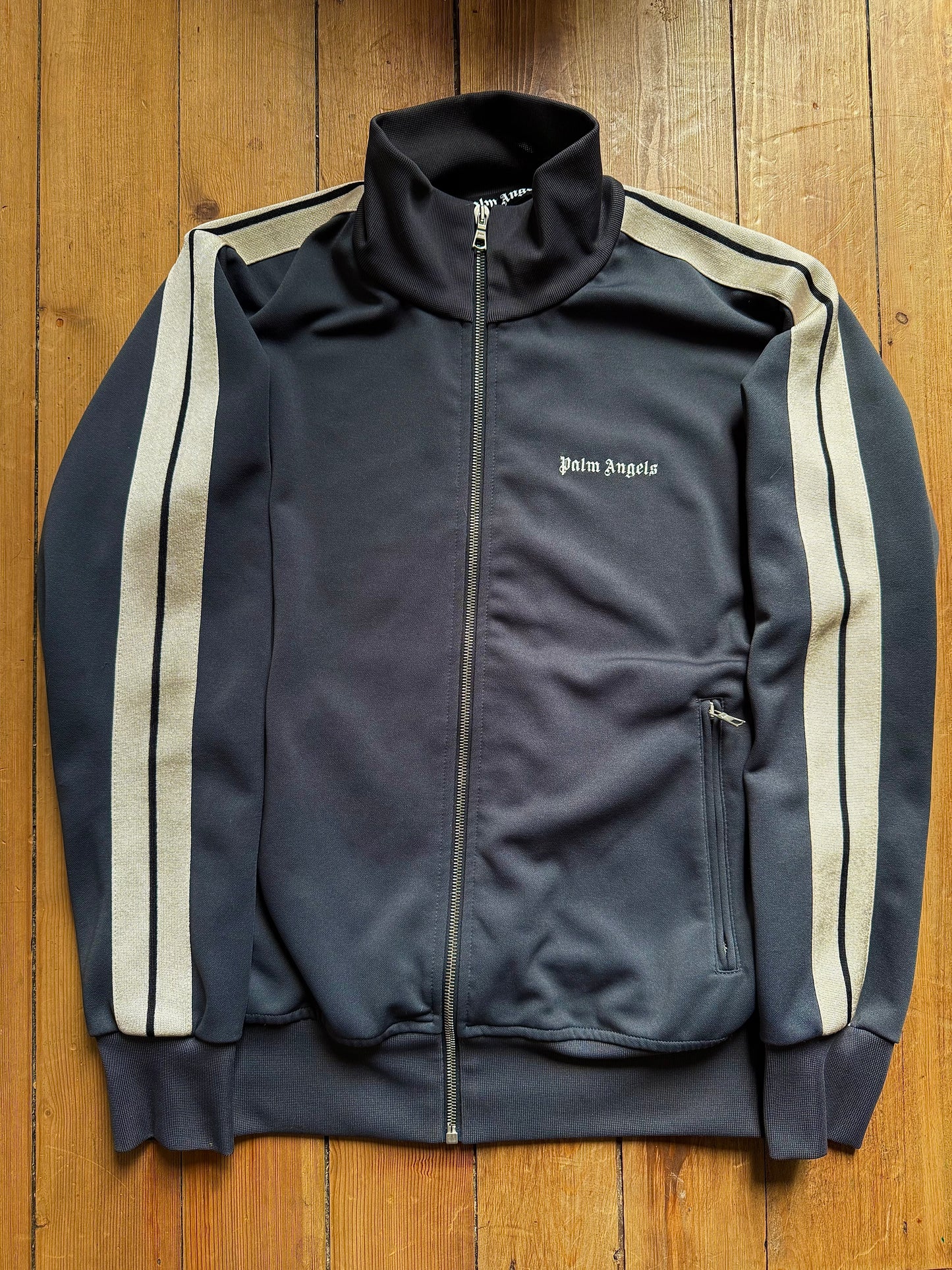 PALM ANGELS- VESTE À ZIP LOGO BRODÉ 2024
