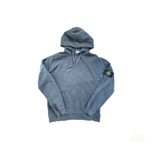 STONE ISLAND - SWEATSHIRT À CAPUCHE GRIS ANTHRACITE