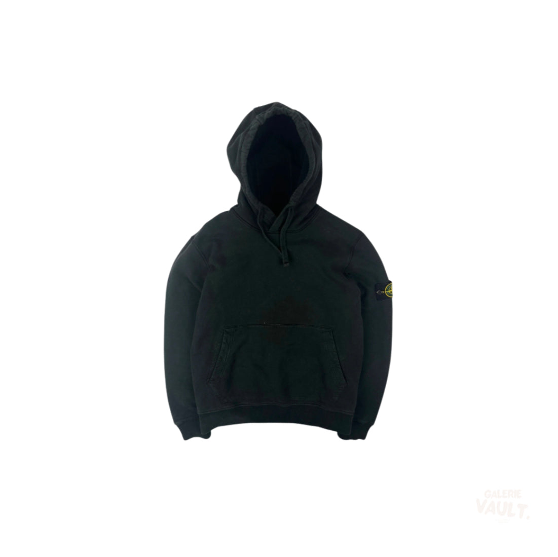STONE ISLAND - SWEATSHIRT À CAPUCHE NOIR