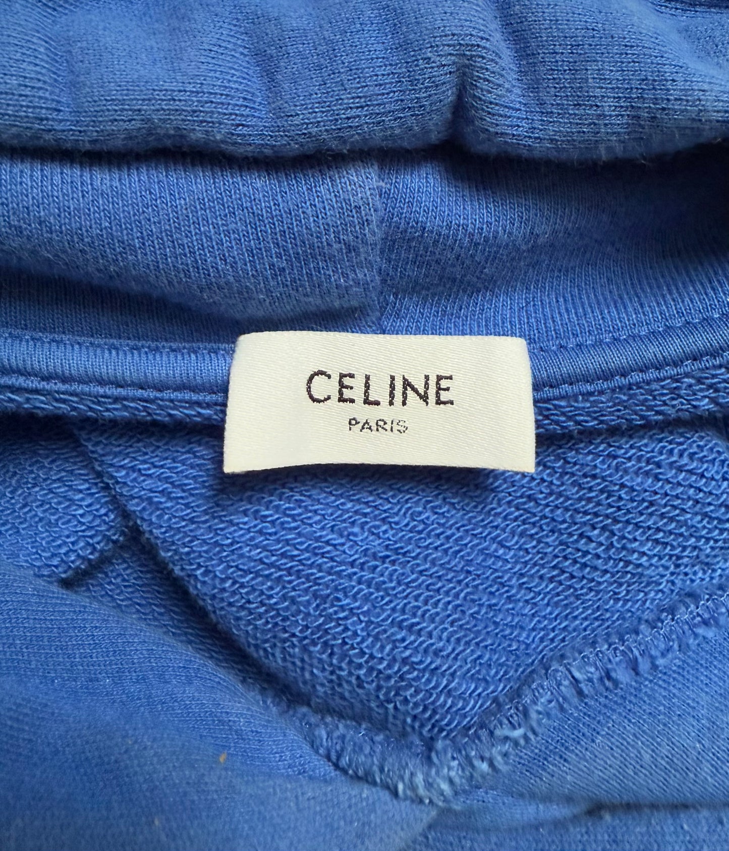 CELINE - LOOSE SWEATSHIRT LOGO ON THE HOOD